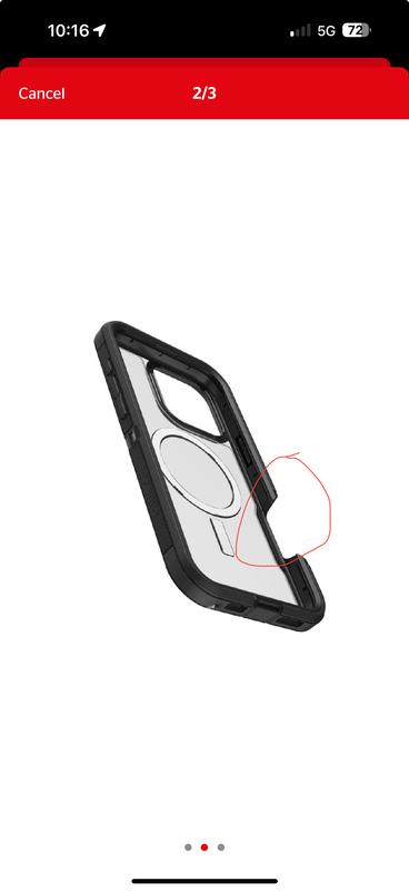 OtterBox Defender XT Clear Rugged iPhone 16 Pro Max Case with MagSafe