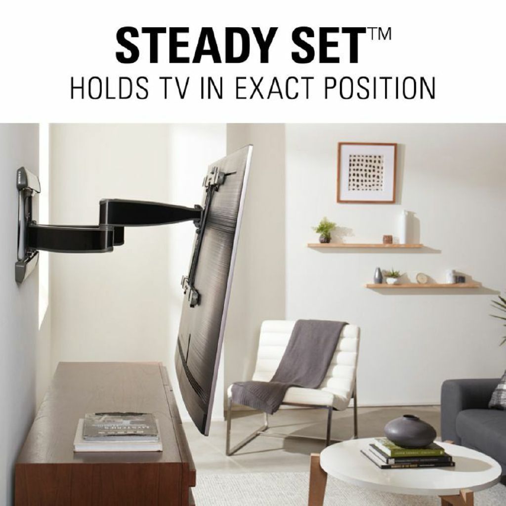 Sanus Premium Full Motion Articulating TV Wall Mount for 42-90 Inch Displays