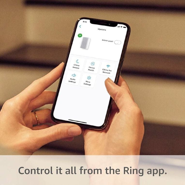 Ring All-New Chime Pro: Smart Wi-Fi Extender, Nightlight & Doorbell Chime