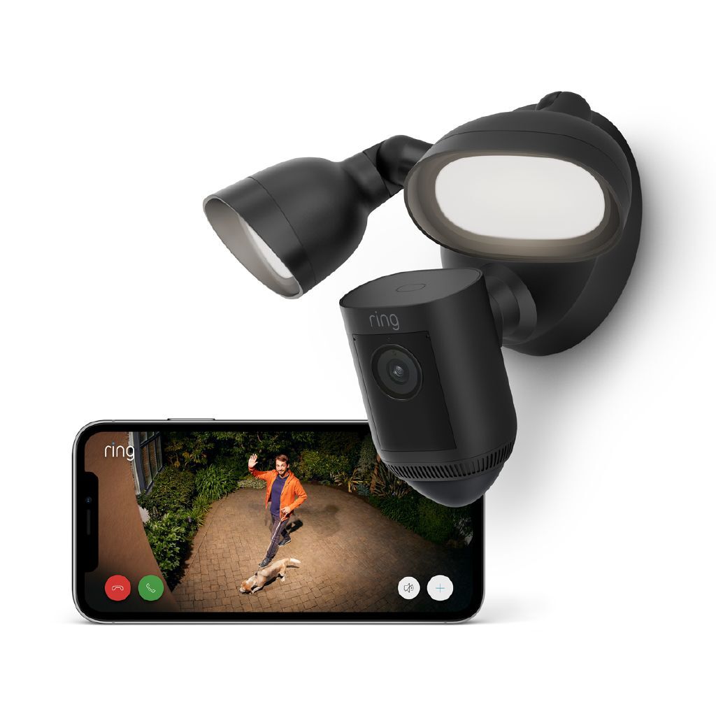 Ring Floodlight Cam Pro 2K Wired – Black: Advanced Outdoor Smart Security Camera