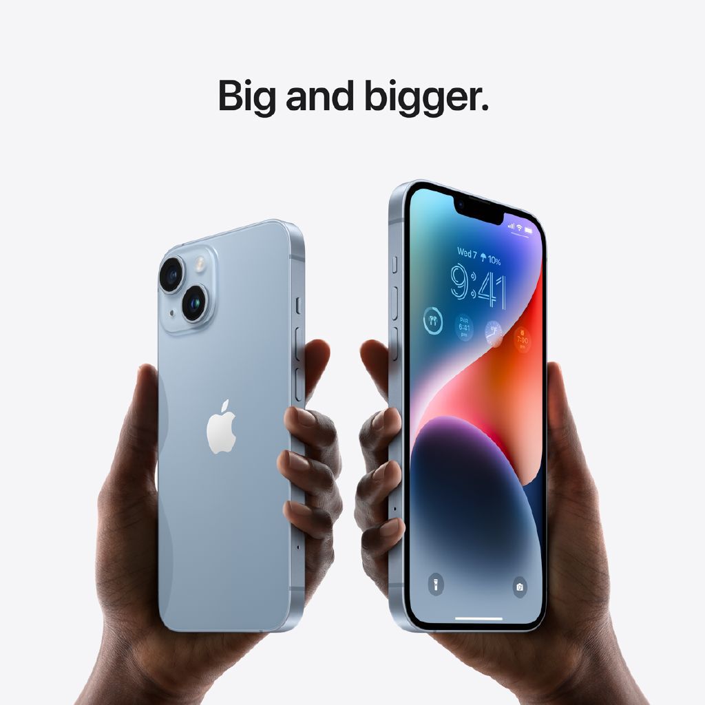 Apple iPhone 14 128GB Starlight: Stunning Camera, Crash Detection, A15 Bionic Power