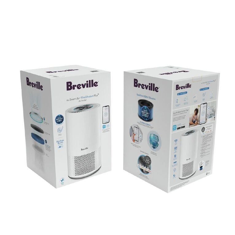 Breville Smart Air Viral Protect Plus HEPA-13 Wi-Fi Air Purifier for Home