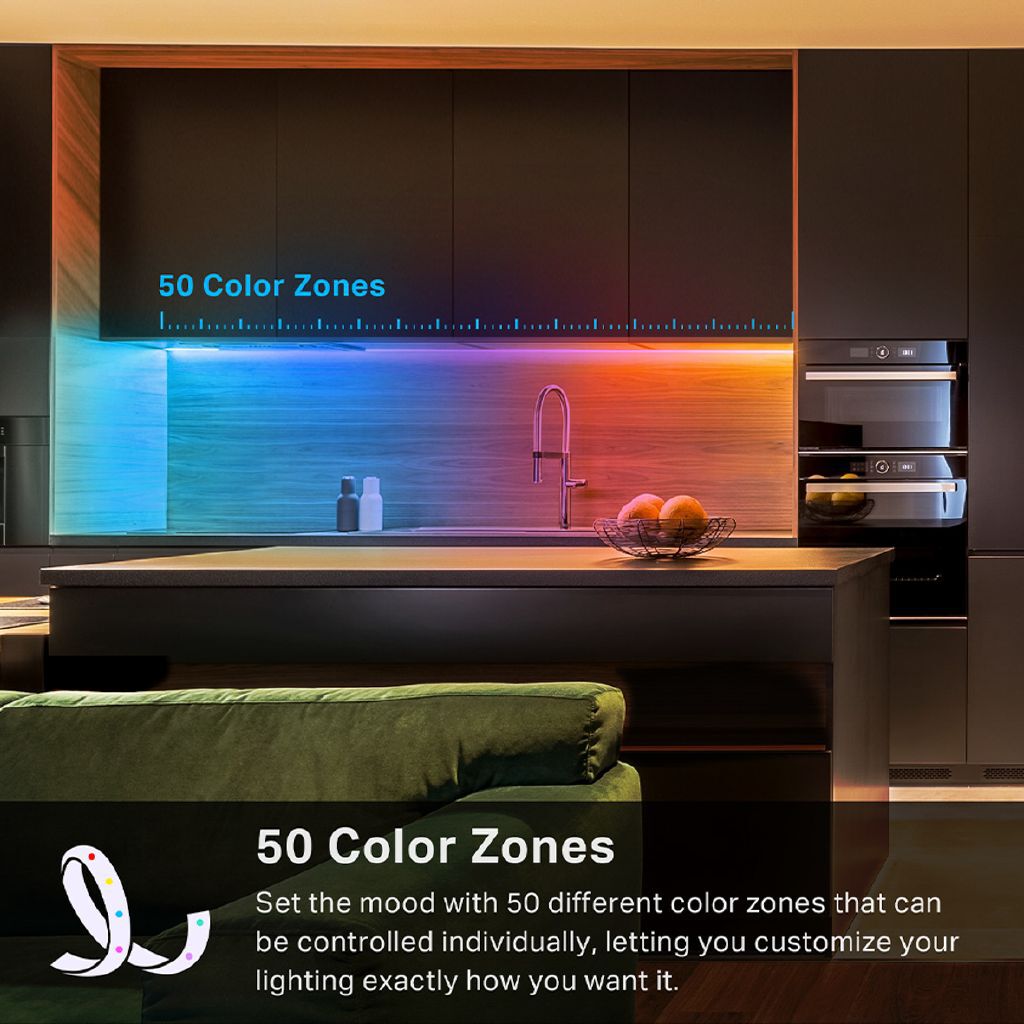TP-Link Tapo L930 16.4ft Smart Wi-Fi Multicolour LED Light Strip with HomeKit