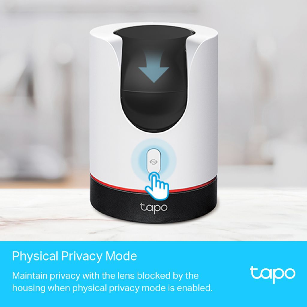 TP-Link Tapo C225 2K HD Pan/Tilt AI Home Security Wi-Fi Camera Starlight Night Vision