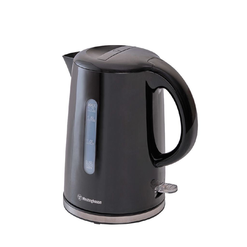 Westinghouse 1.8 Quart Cordless Electric Kettle with 360° Base, Auto-Off, Black