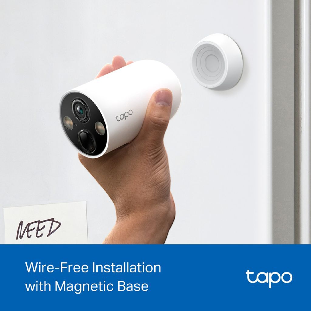 TP-Link Tapo C425 Smart Wire-Free 2K QHD Battery Security Camera with AI Detection