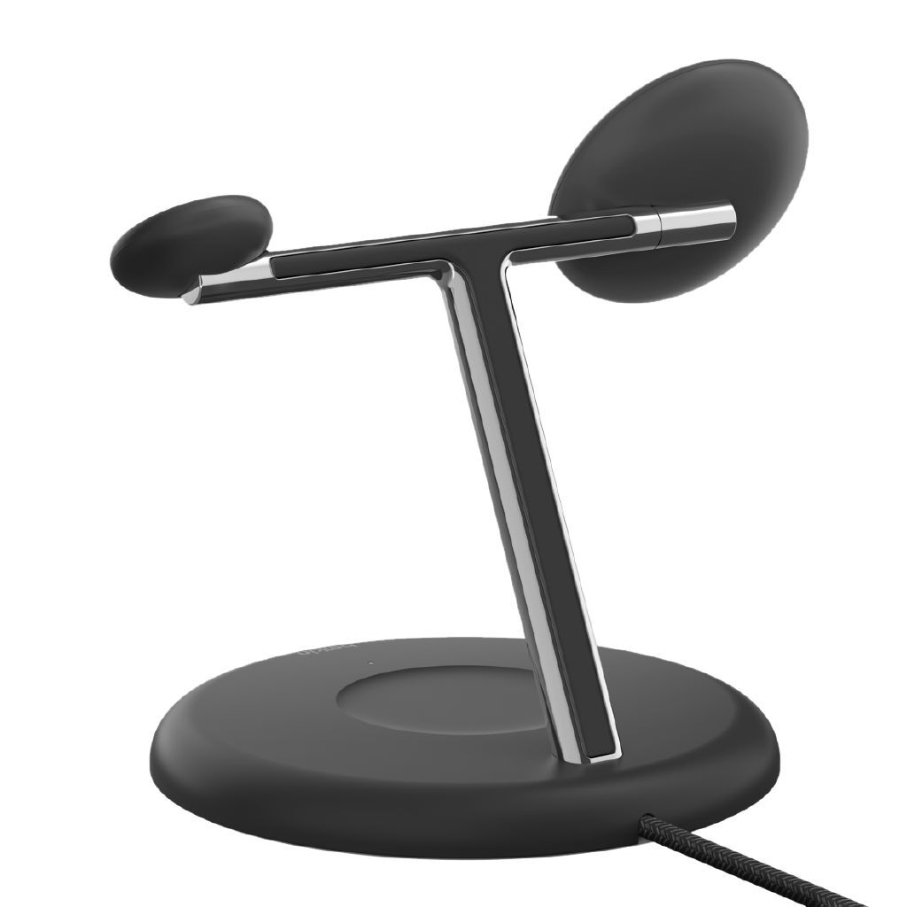 Belkin Qi2 3-in-1 Magnetic Fast Charger Stand for iPhone, Watch, & AirPods