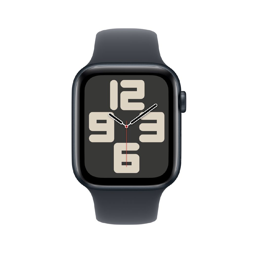 Apple Watch SE GPS 44mm Midnight Aluminium Case Sport Band M/L