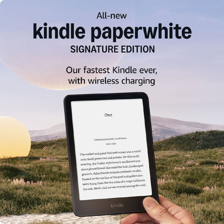 Amazon Kindle Paperwhite Signature Edition: Immersive 7-inch E-Reader, 32GB Storage, Wireless Charging