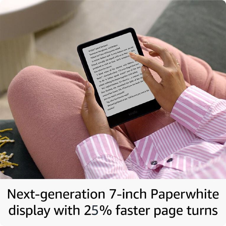 Amazon Kindle Paperwhite Signature Edition: Immersive 7-inch E-Reader, 32GB Storage, Wireless Charging