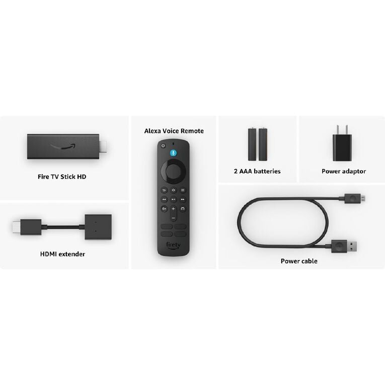 Amazon Fire TV Stick HD: Smart Streaming Media Player with Alexa Remote
