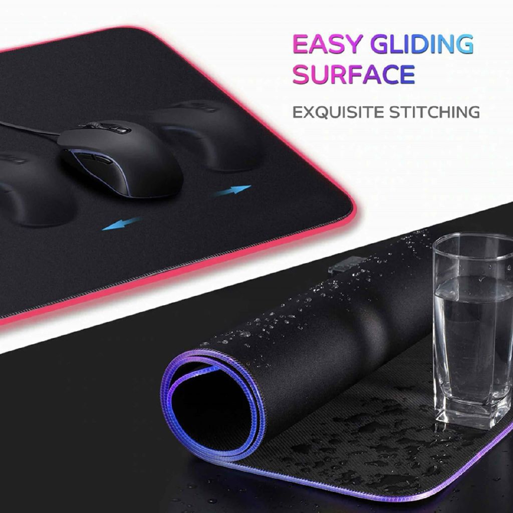 Playmax Surface X2-RGB Gaming Mouse Mat with Dynamic LED Lighting