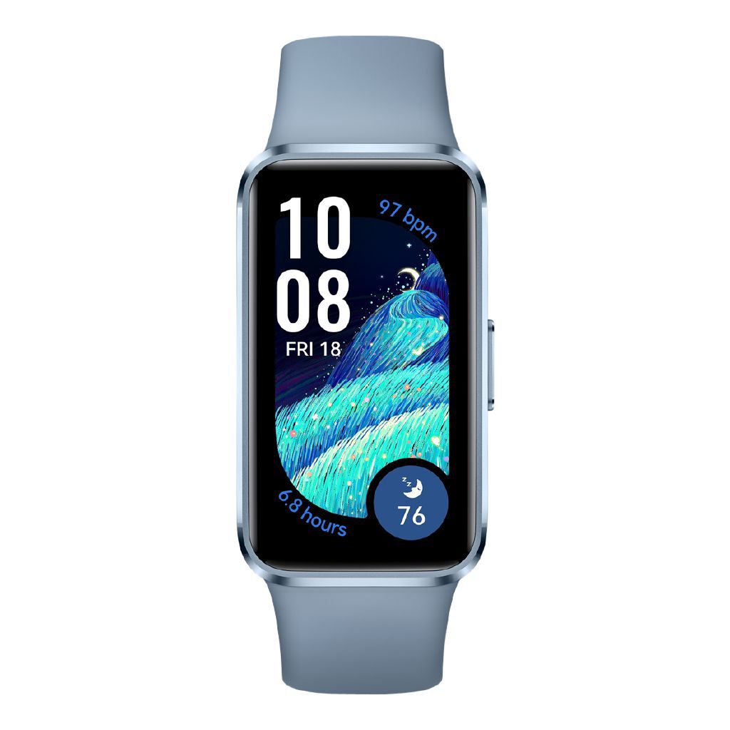Huawei Band 10 Blue AI Smartwatch: Fitness, Sleep, Wellbeing, 14-Day Battery Life