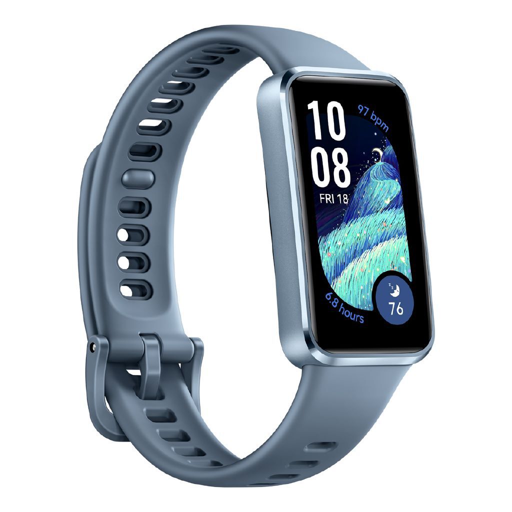 Huawei Band 10 Blue AI Smartwatch: Fitness, Sleep, Wellbeing, 14-Day Battery Life
