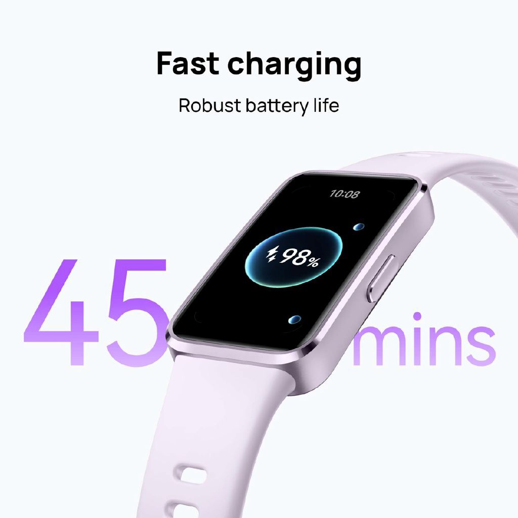 Huawei Band 10 Blue AI Smartwatch: Fitness, Sleep, Wellbeing, 14-Day Battery Life