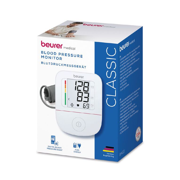 Beurer BM23 Automatic Upper Arm Blood Pressure Monitor with Irregular Heartbeat Detection