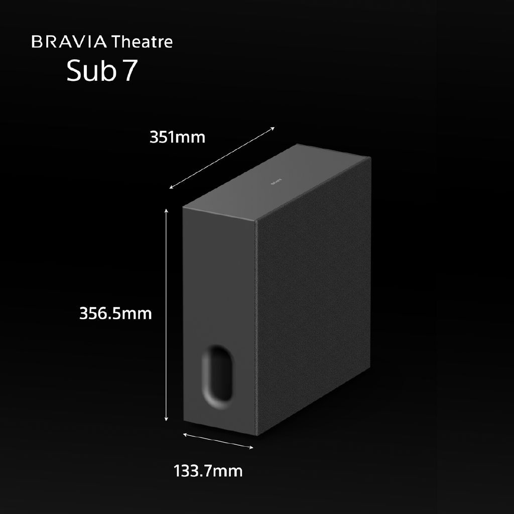 Sony Theatre Sub 7 Compact Wireless Subwoofer for Immersive Powerful Bass