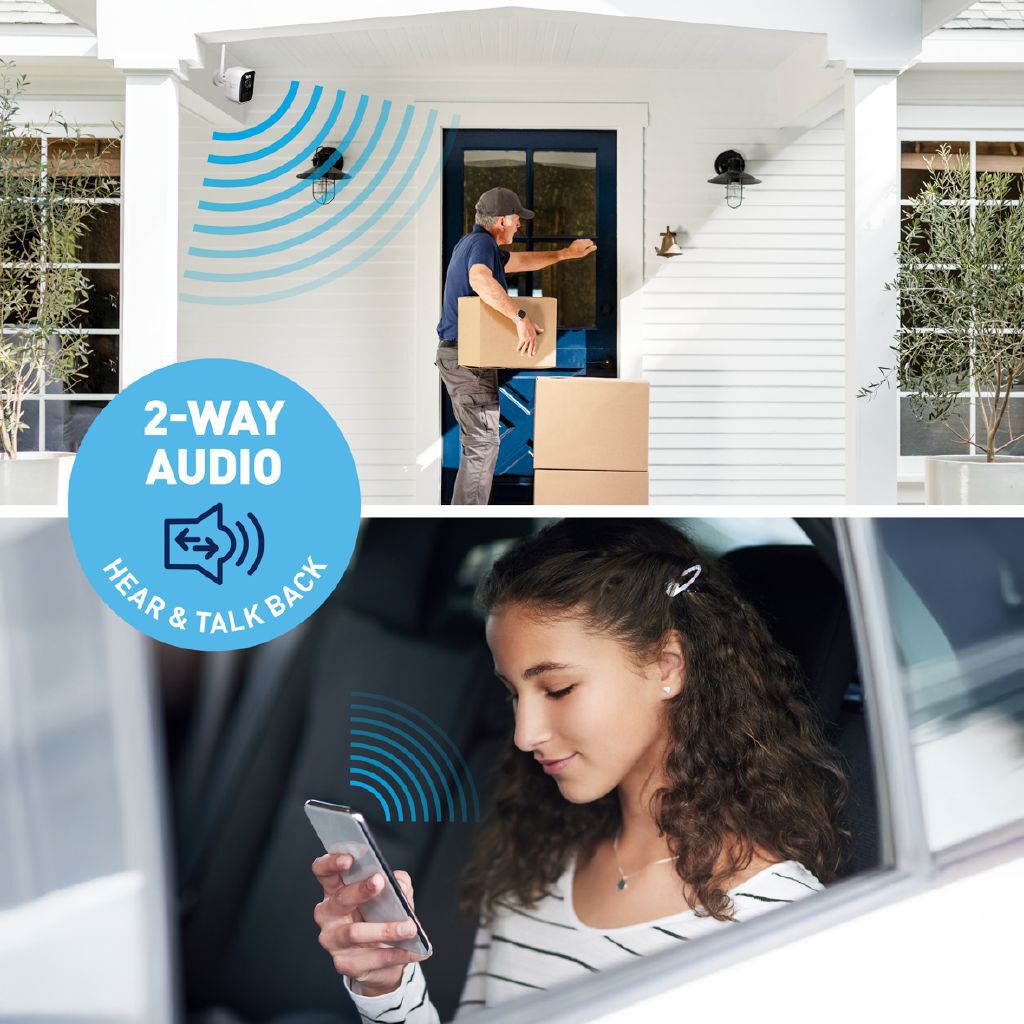 Swann MaxRanger4K Mini Wireless 4K Security System 2-Camera Kit