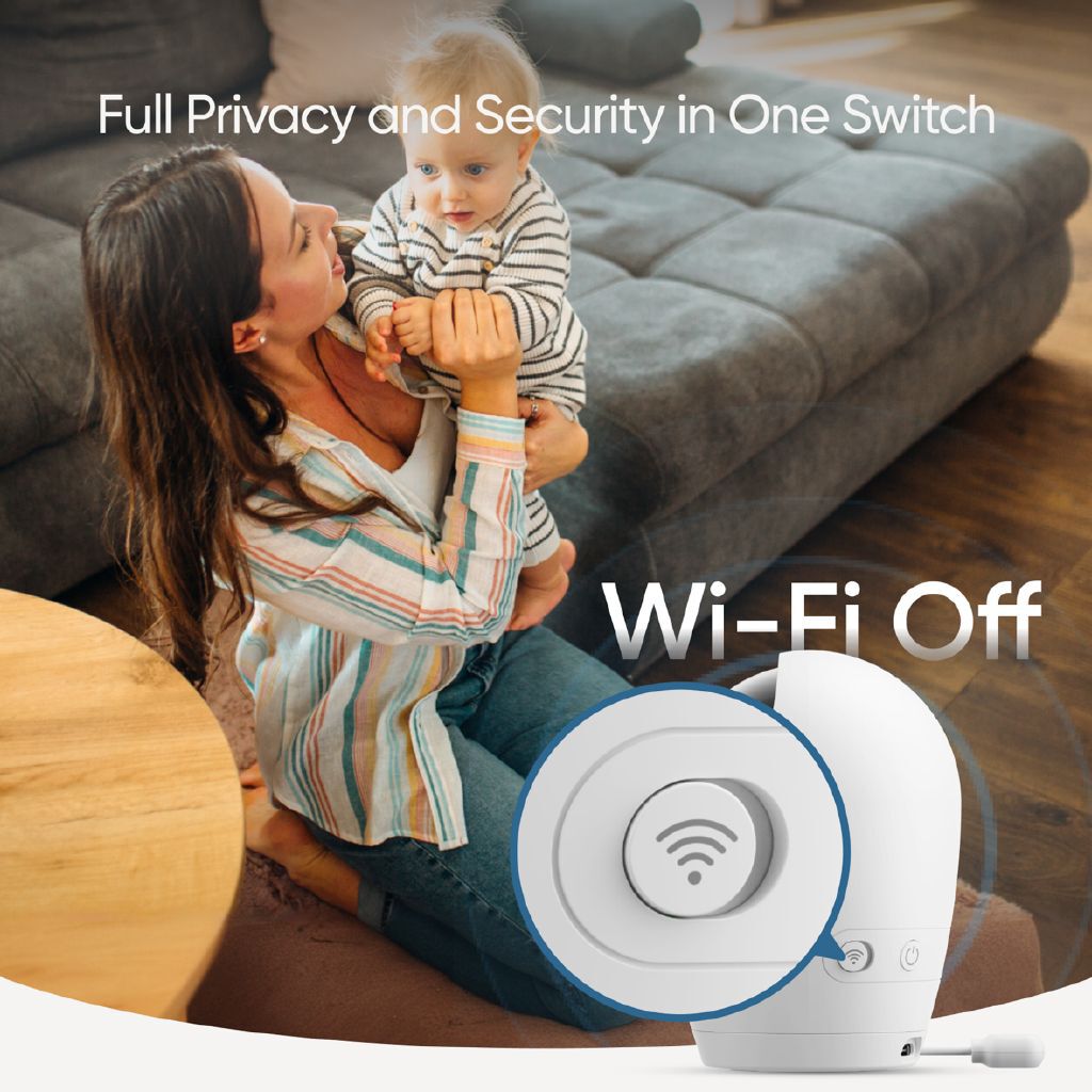 Eufy E21 Wireless Baby Monitor: 4K Pan Tilt Zoom, Night Vision & Smart Alerts