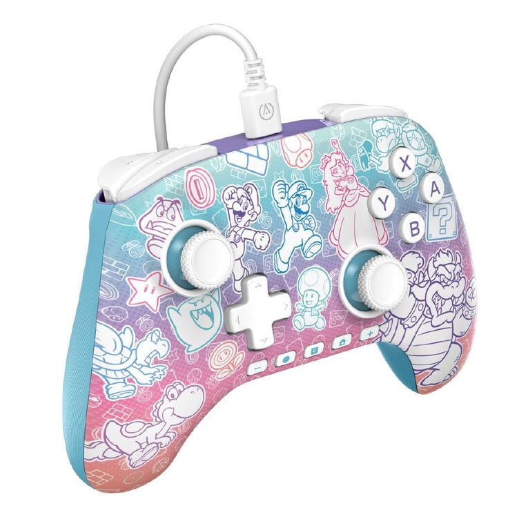 PowerA Advanced Wired Controller for Nintendo Switch 2 - Mushroom Kingdom