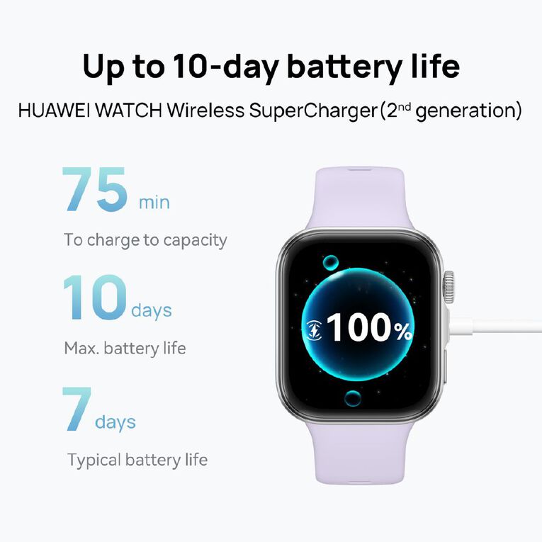 Huawei Watch Fit 4 Grey Smartwatch: Advanced Fitness, Dual GPS, 10-Day Battery Life