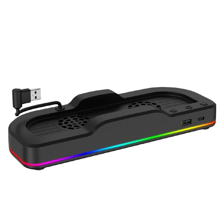 PowerWave RGB Cooling Stand for Nintendo Switch 2: Enhance Performance, Dazzle with Lights