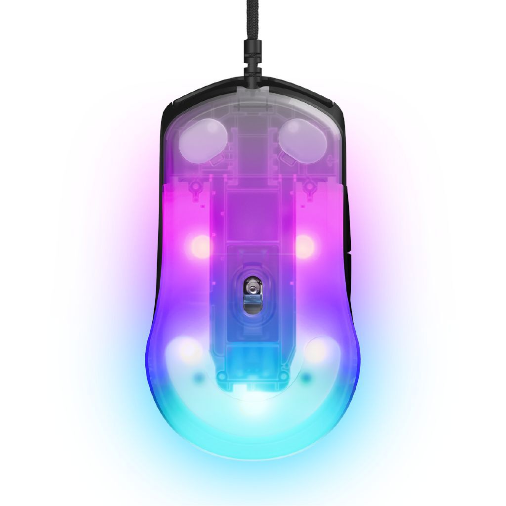 SteelSeries Rival 3 Gen 2 Wired Gaming Mouse: Lightweight, 8.5K DPI, RGB Lighting