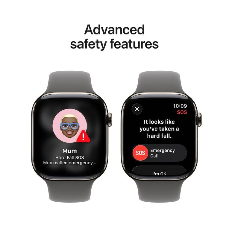 Apple Watch Series 11 Cellular 46mm Jet Black Aluminum Case GPS LTE