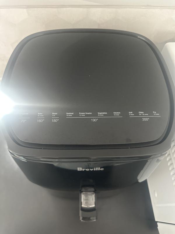 Breville The Air Fryer Chef Extra-Large 5.28-Quart Digital Air Fryer with 11 Presets