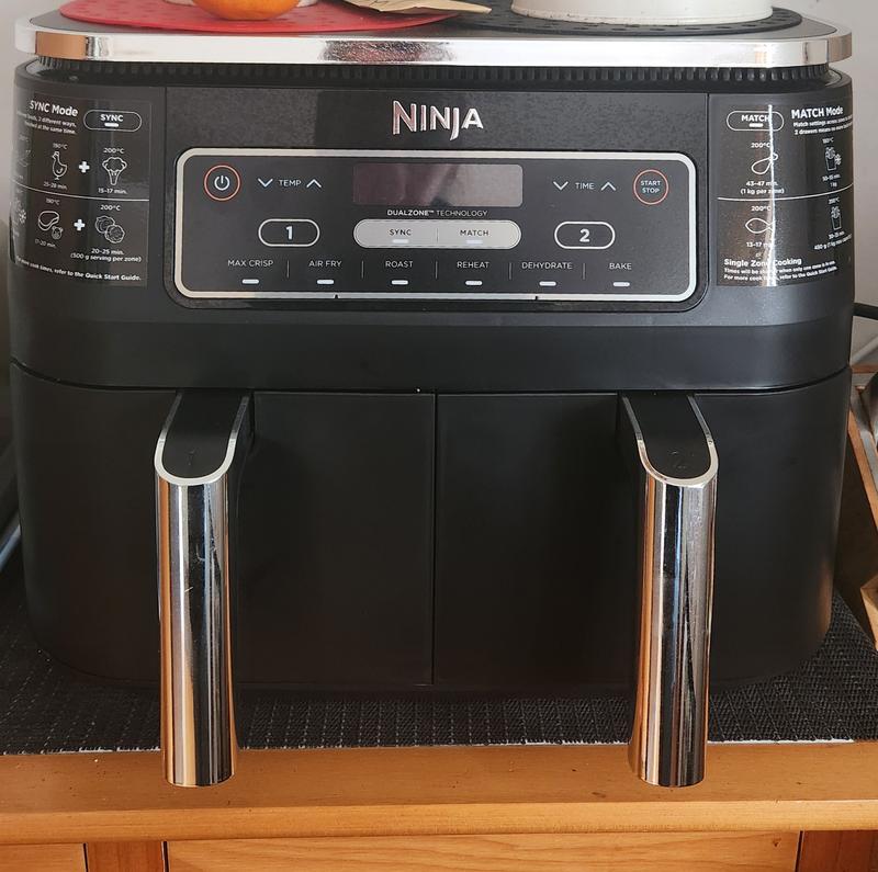 Ninja Foodi XL Dual Zone Smart Sync Air Fryer - 8 Quart Healthy Multi-function