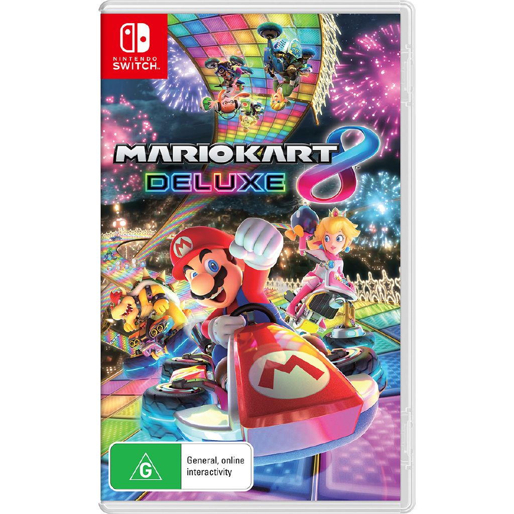 Nintendo Switch Mario Kart 8 Deluxe Game - Ultimate Family Fun Racing