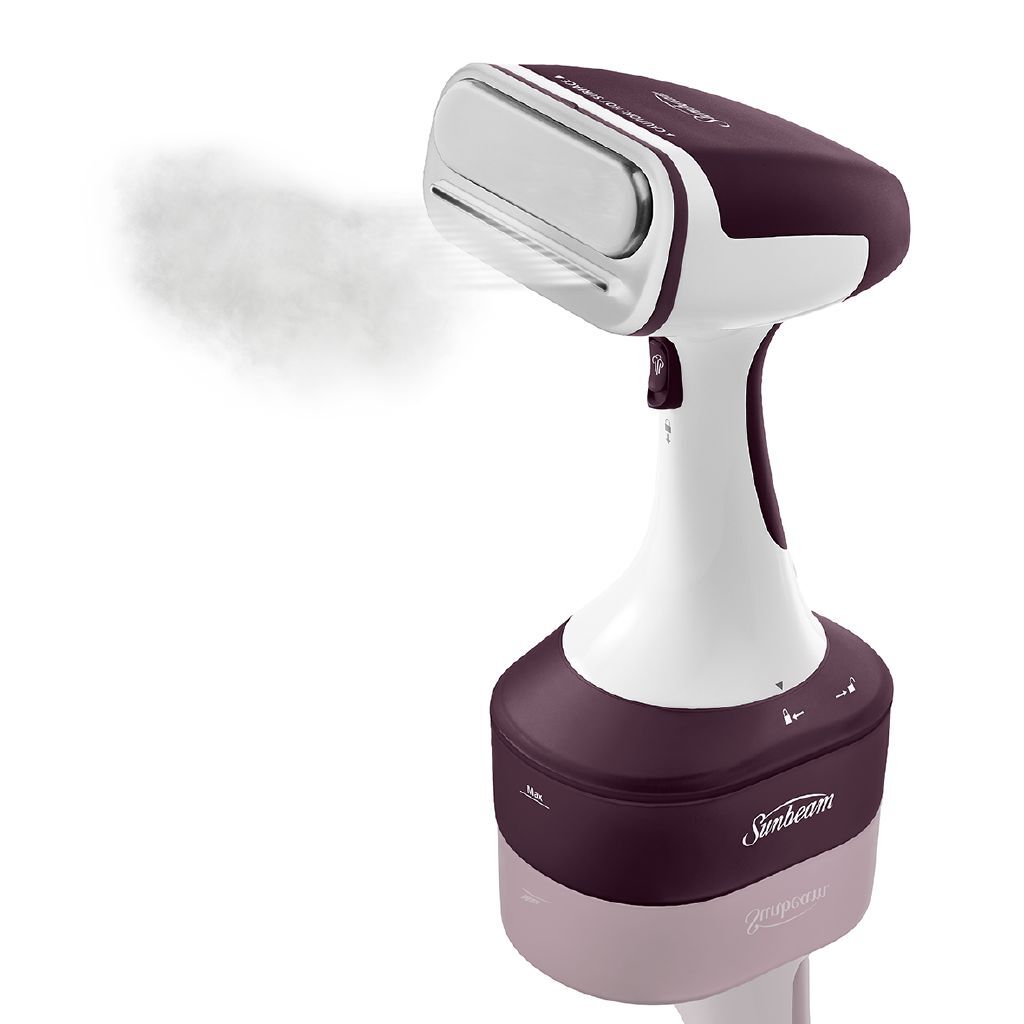 Sunbeam Power Steam Handheld Garment Steamer: Fast Heat, Portable, Wrinkle Remover, Dual Settings