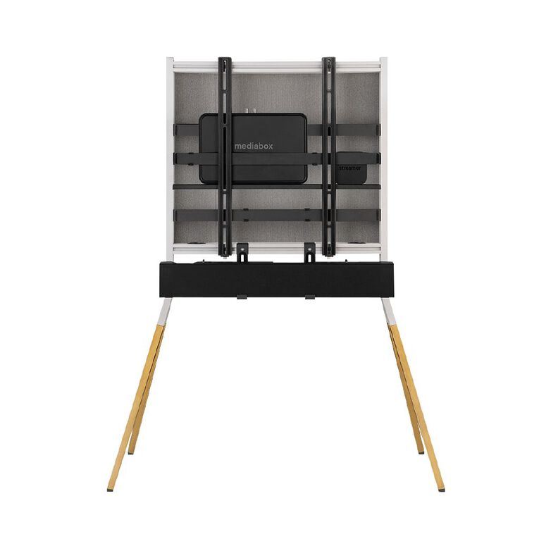 One for All Universal Falcon TV Stand Oak Silver Grey for 32-70 inch TVs