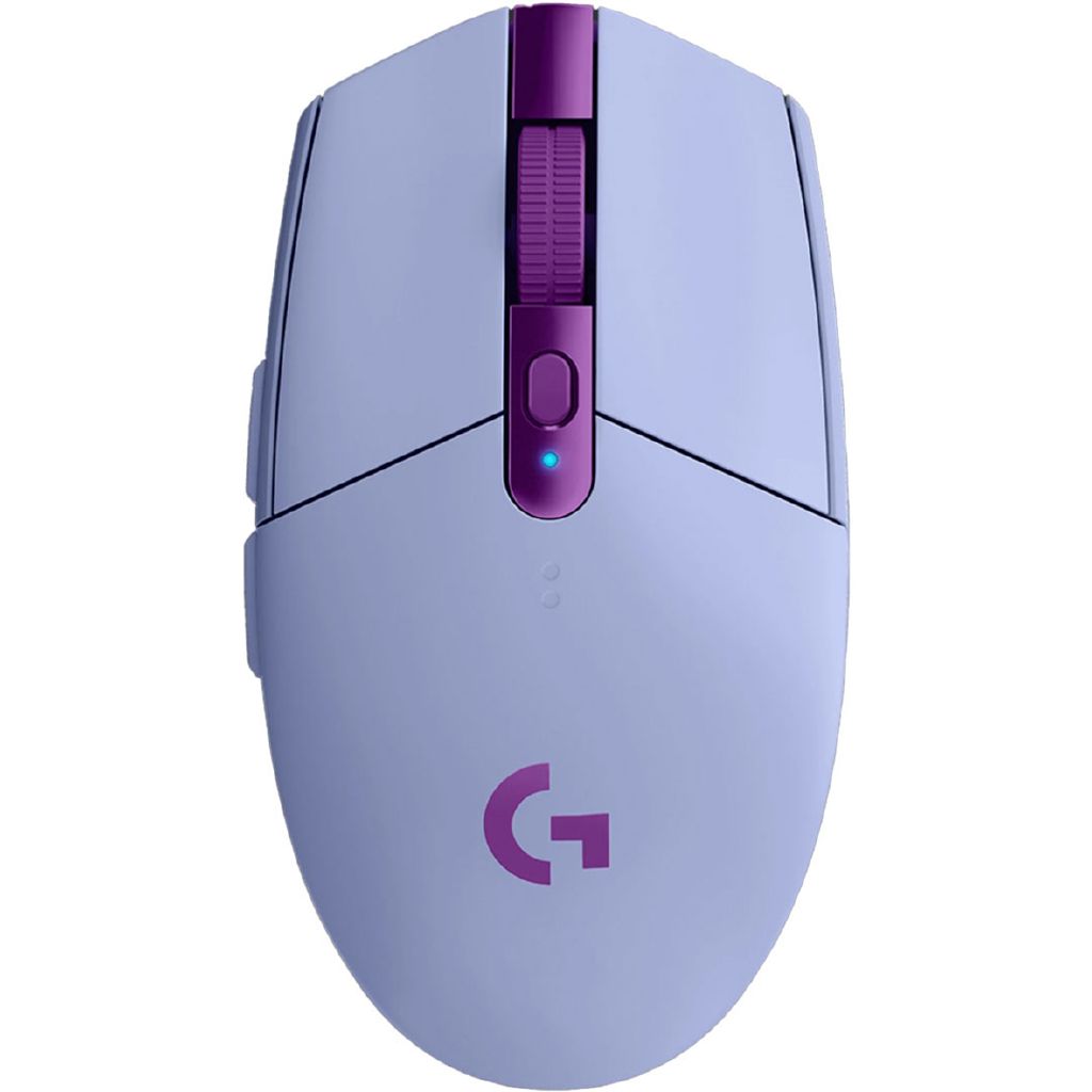 Logitech G305 LIGHTSPEED Wireless Gaming Mouse - Lilac, High Performance, Low Latency