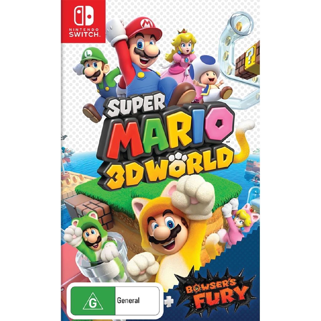Nintendo Switch Super Mario 3D World + Bowser's Fury Epic Platformer Adventure Game