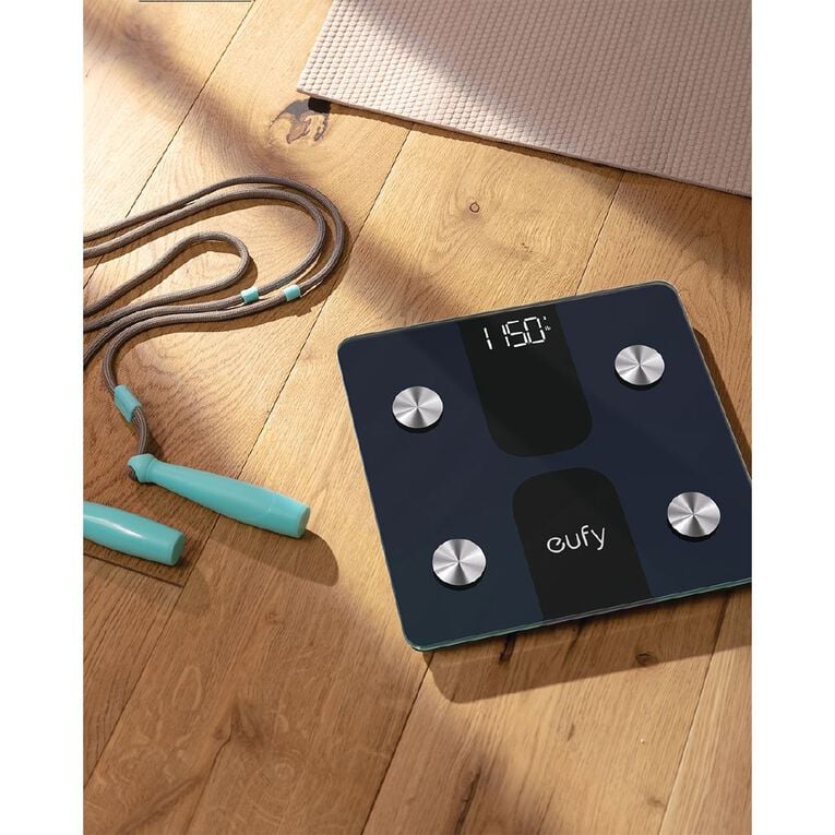 Eufy Smart Scale C1 Black - Bluetooth Body Composition Analyzer with LED Display