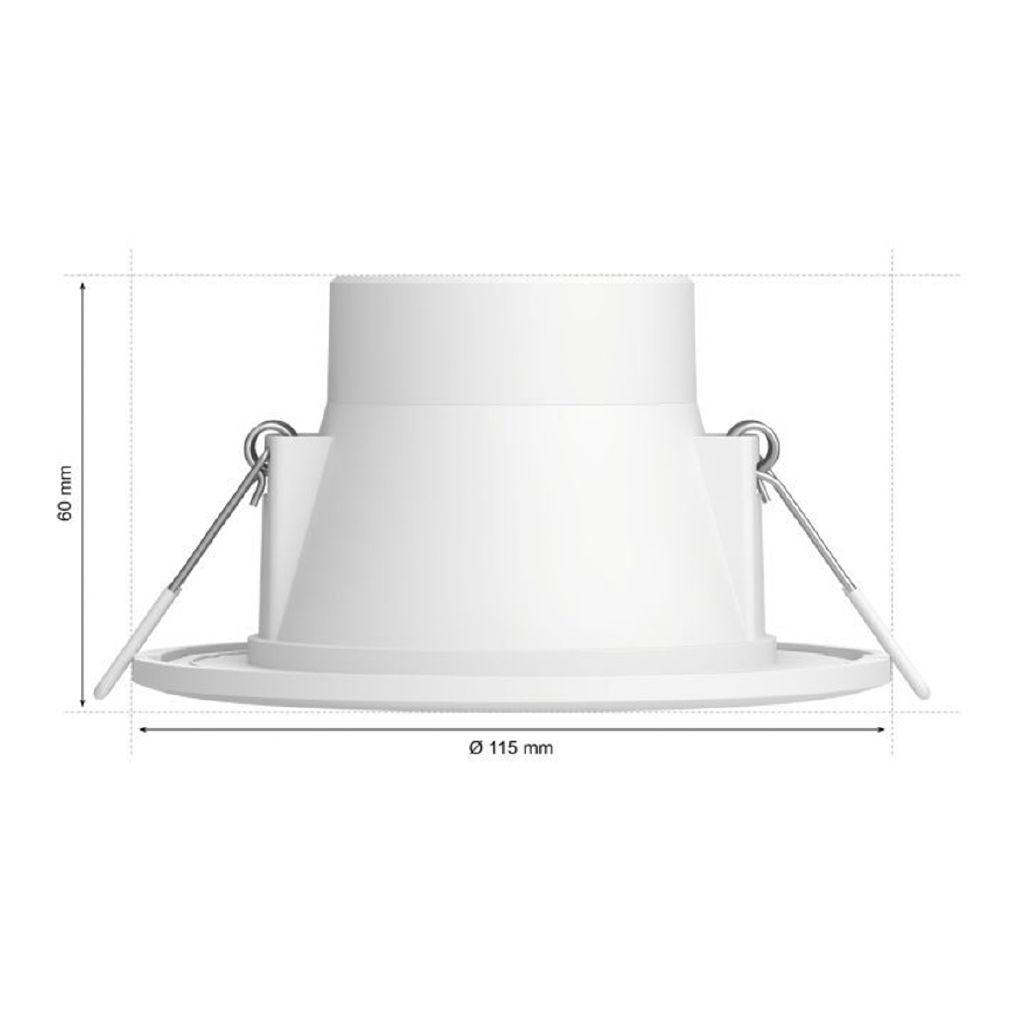 Philips Hue Smart Akari Recessed Downlight: 90mm White & Color Ambiance