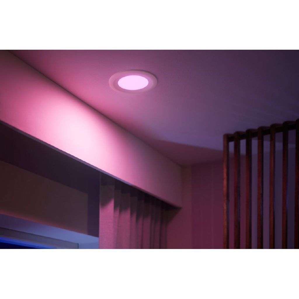 Philips Hue Smart Akari Recessed Downlight: 90mm White & Color Ambiance