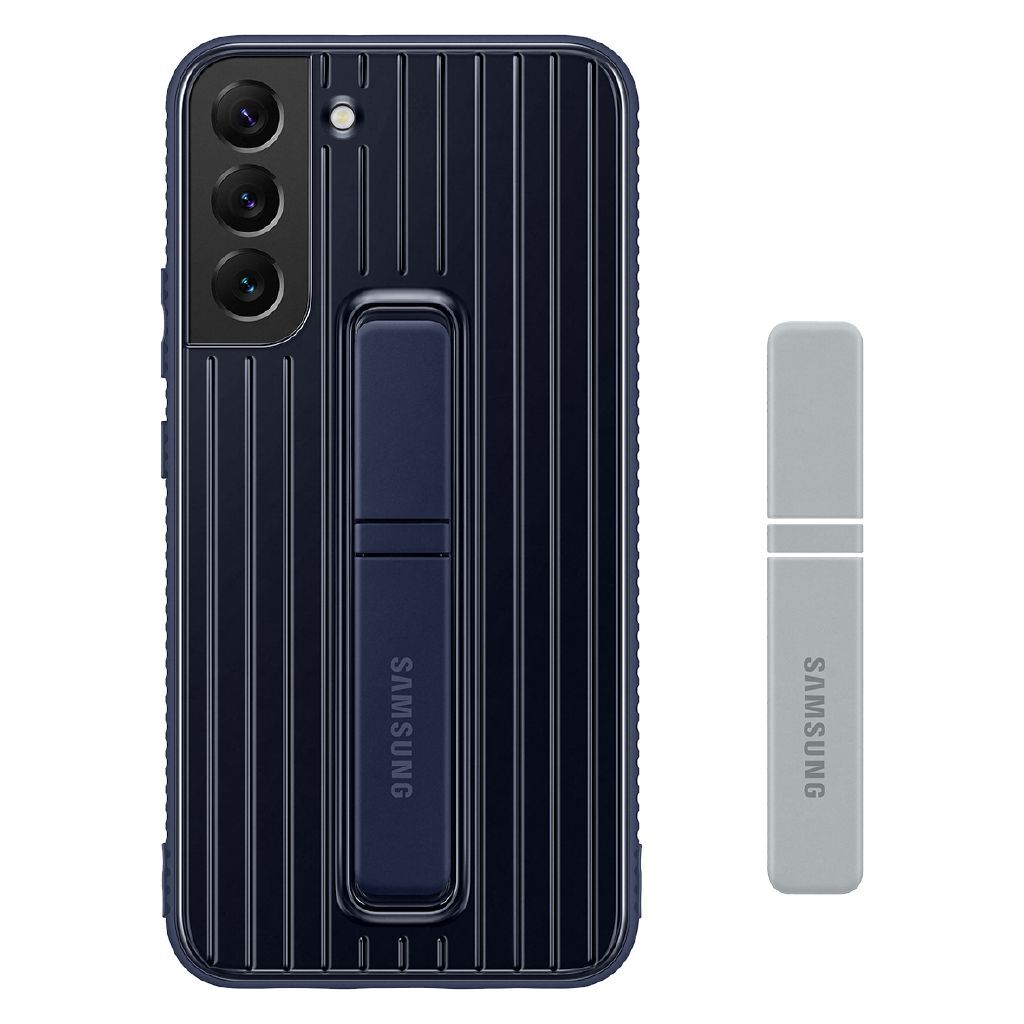 Samsung Galaxy S22+ Navy Protective Standing Case with Dual Kickstands