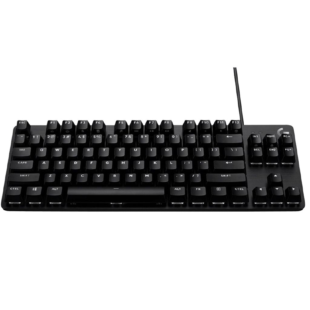 Logitech G413 TKL SE Mechanical Gaming Keyboard with Tactile Switches, PBT Keycaps, White Backlighting