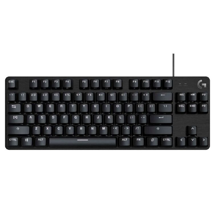 Logitech G413 TKL SE Mechanical Gaming Keyboard with Tactile Switches, PBT Keycaps, White Backlighting