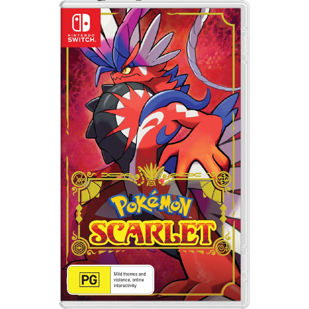 Nintendo Switch Pokémon Scarlet Immersive Open-World RPG Adventure Game for All Ages