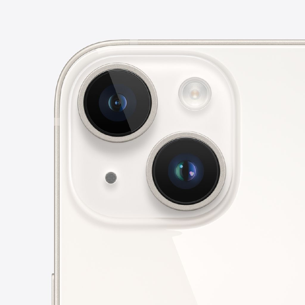 Apple iPhone 14 128GB Starlight: Stunning Camera, Crash Detection, A15 Bionic Power