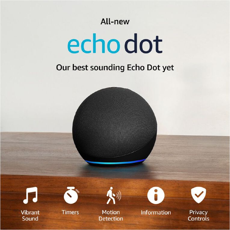 Amazon Echo Dot 5th Gen Smart Speaker with Alexa - Deep Sea Blue