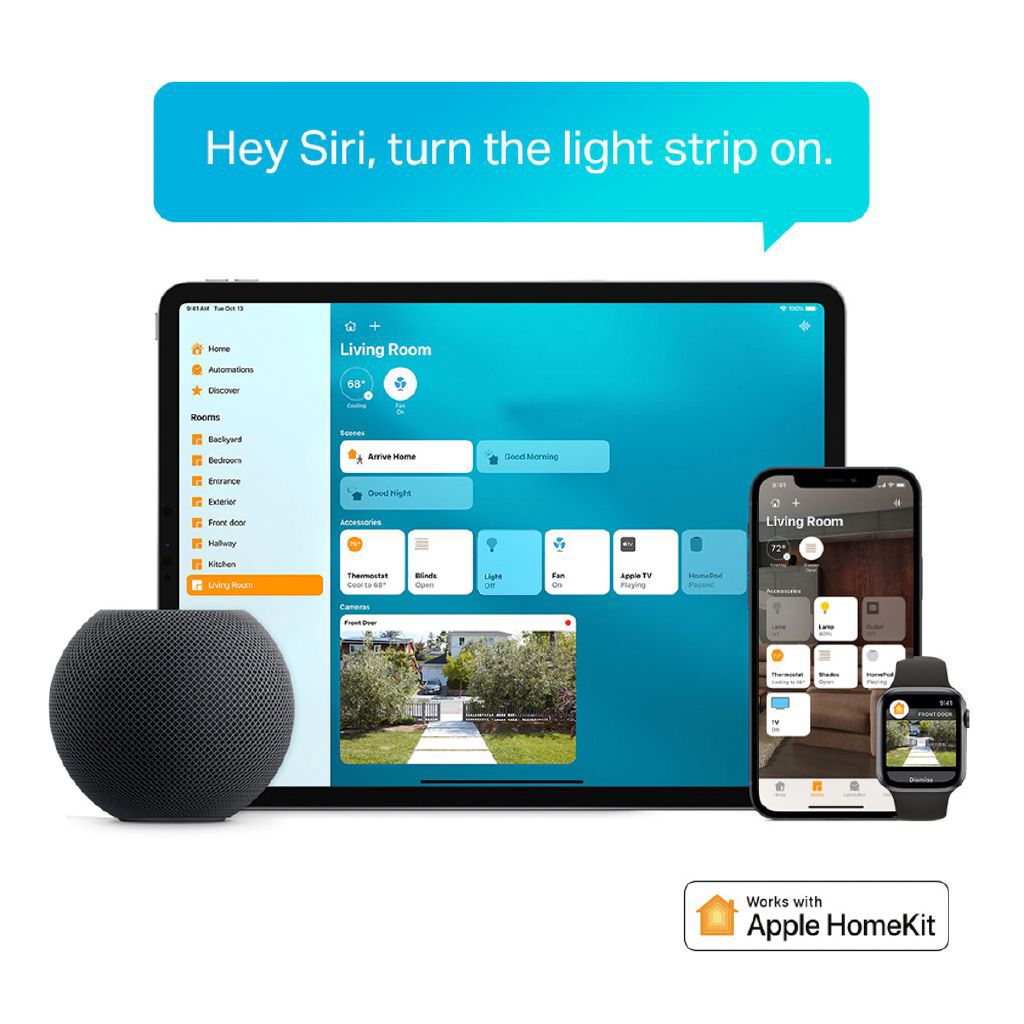 TP-Link Tapo L930 16.4ft Smart Wi-Fi Multicolour LED Light Strip with HomeKit