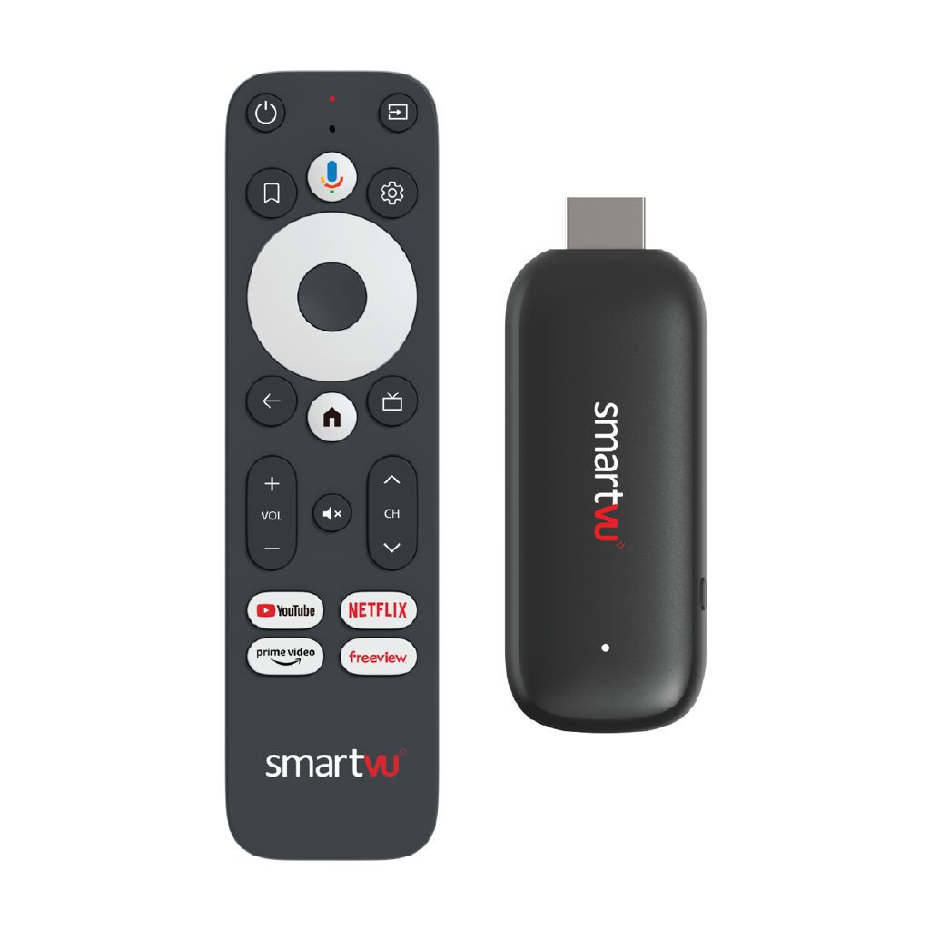 DishTV SmartVU SV11HD Android TV Dongle: Stream Full HD Freeview & Chromecast
