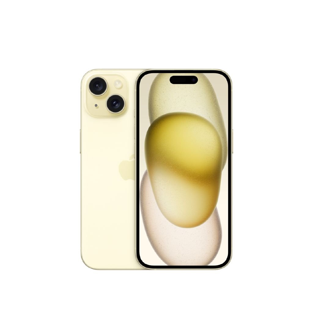 Apple iPhone 15 Yellow 256GB: Dynamic Island, 48MP Camera, USB-C Power