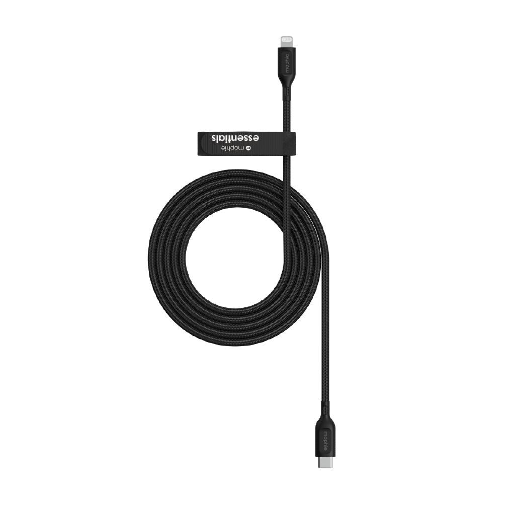 Mophie 6.5ft Braided USB-C to Lightning Fast Charging Cable for Apple Devices