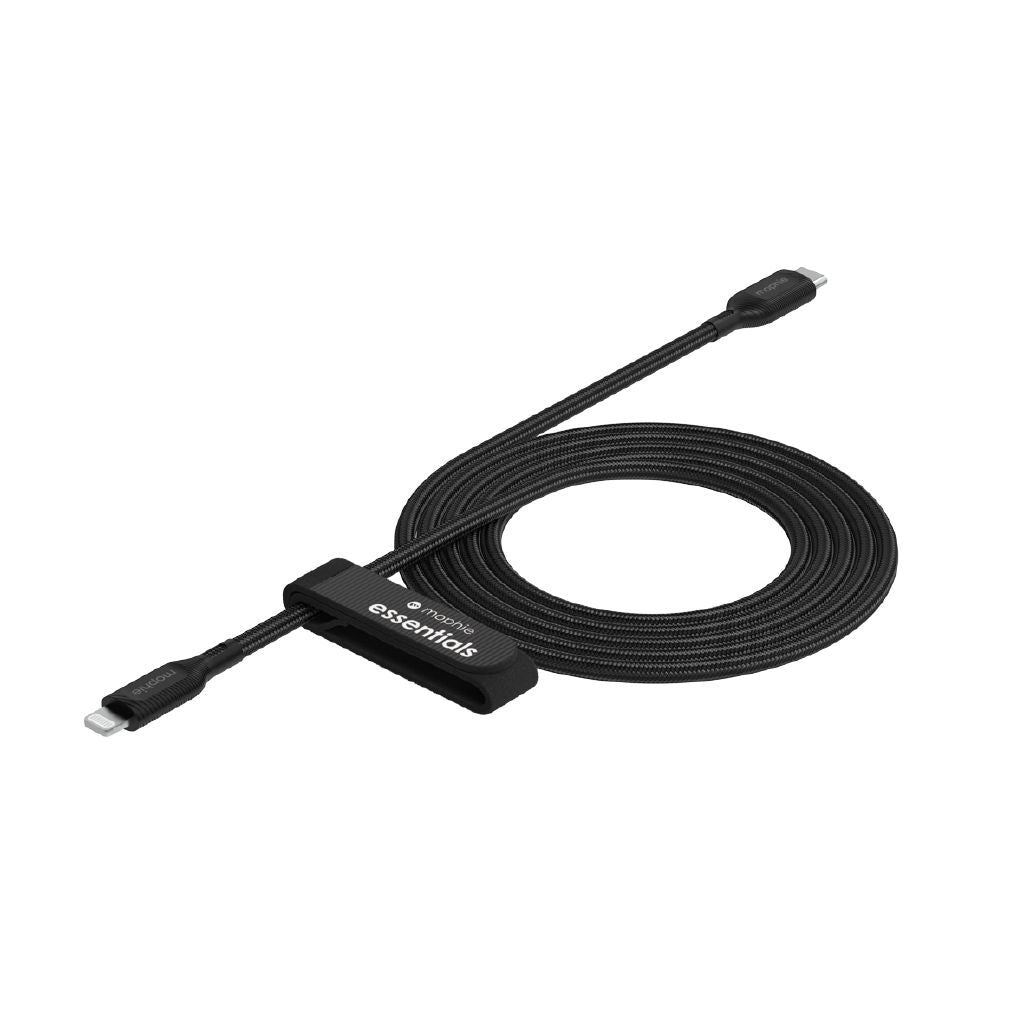 Mophie 6.5ft Braided USB-C to Lightning Fast Charging Cable for Apple Devices