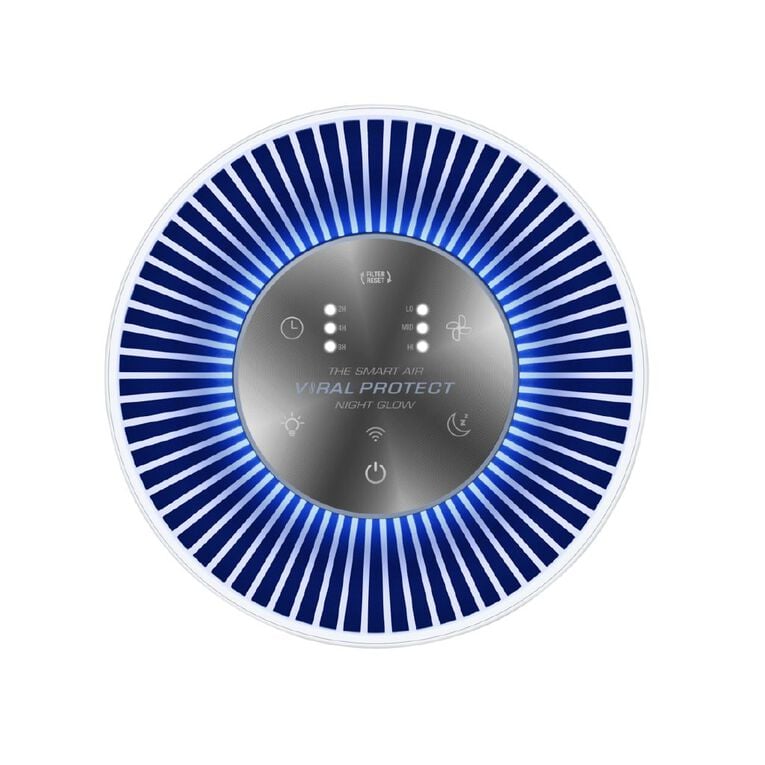 Breville Smart Air Viral Protect HEPA Purifier with Night Glow for Small Rooms